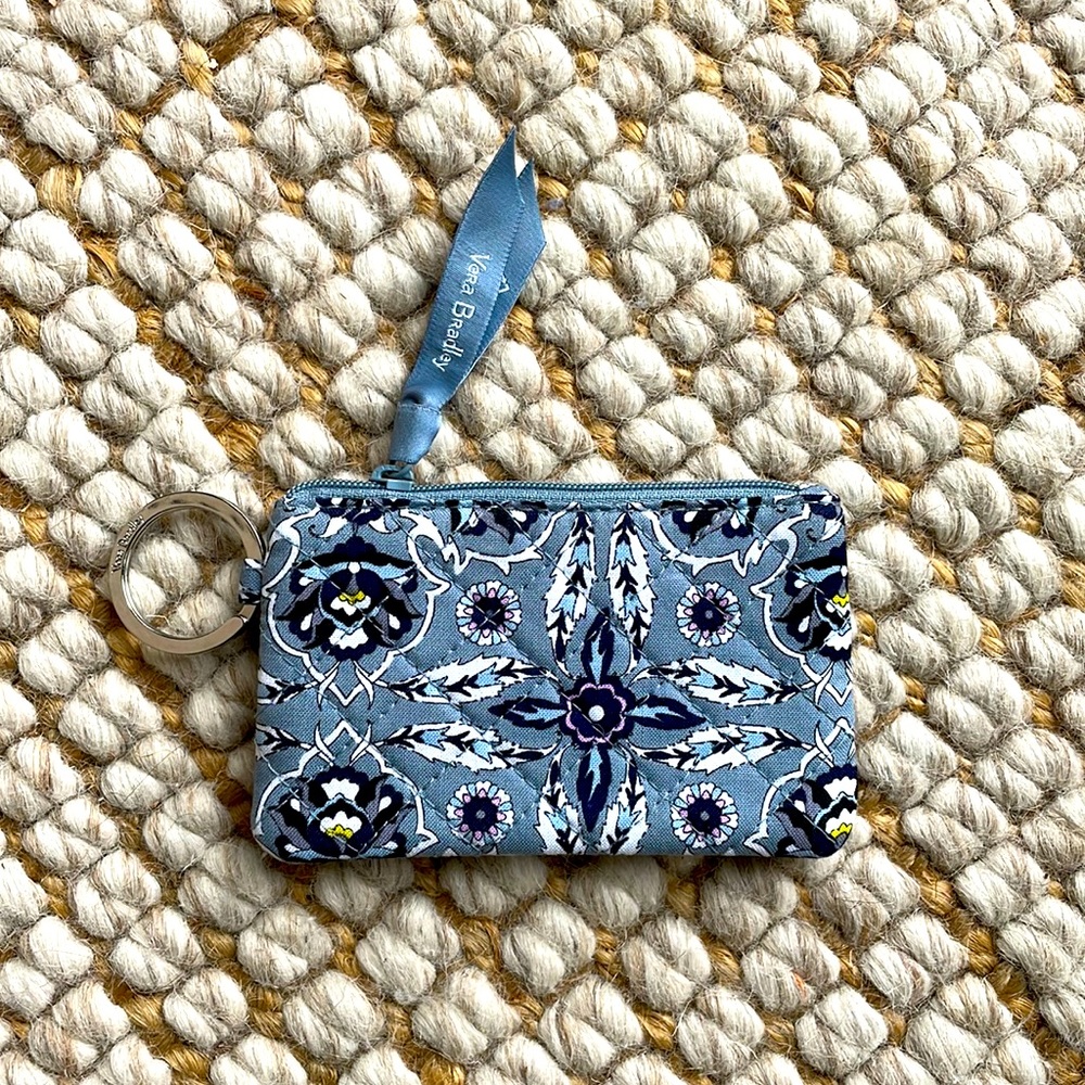 New Vera Bradley ID pouch with key ring.